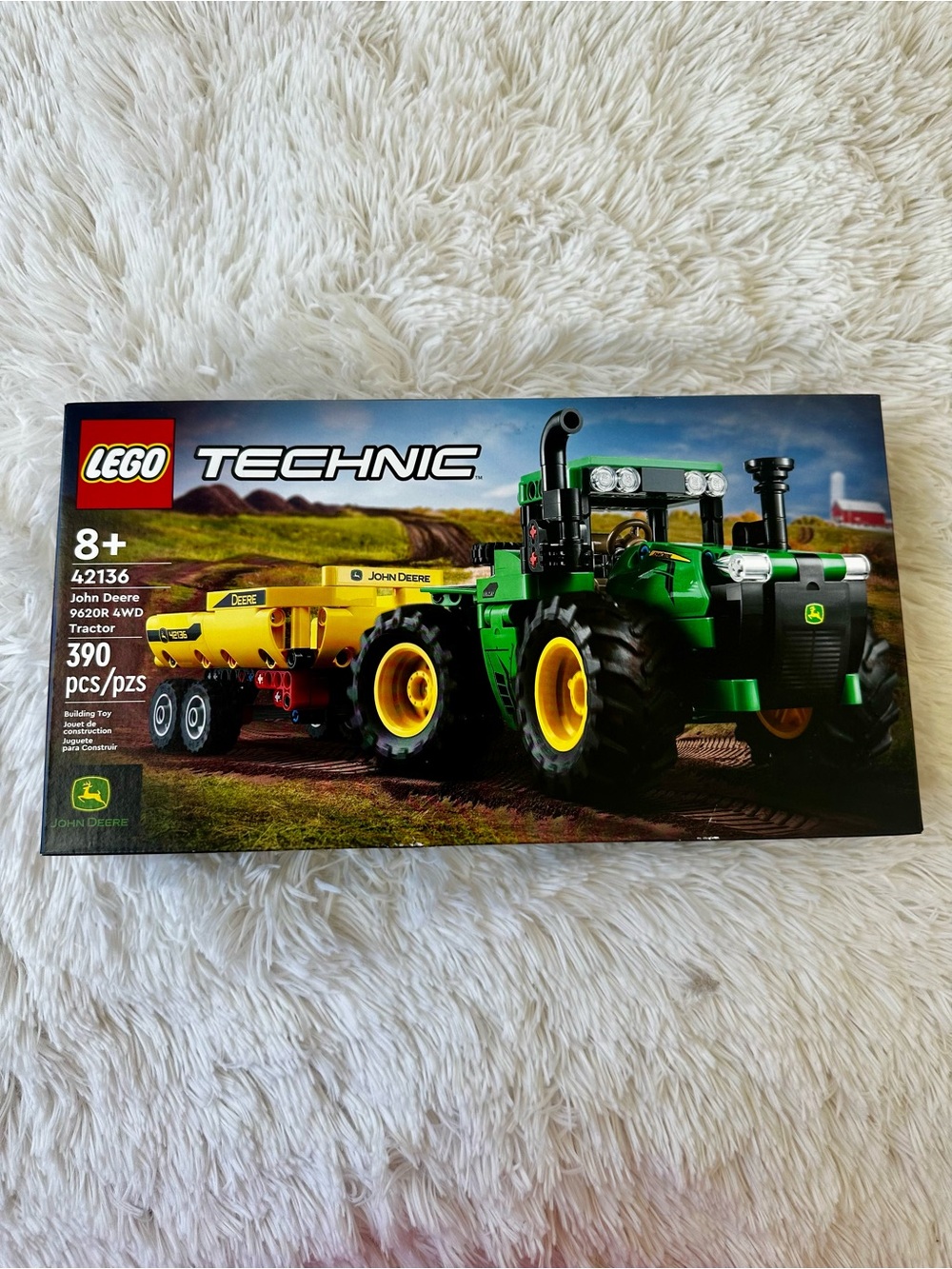 Lego Technic John Deere 9620R 4WD Tractor 42136 Building Set New Sealed Box